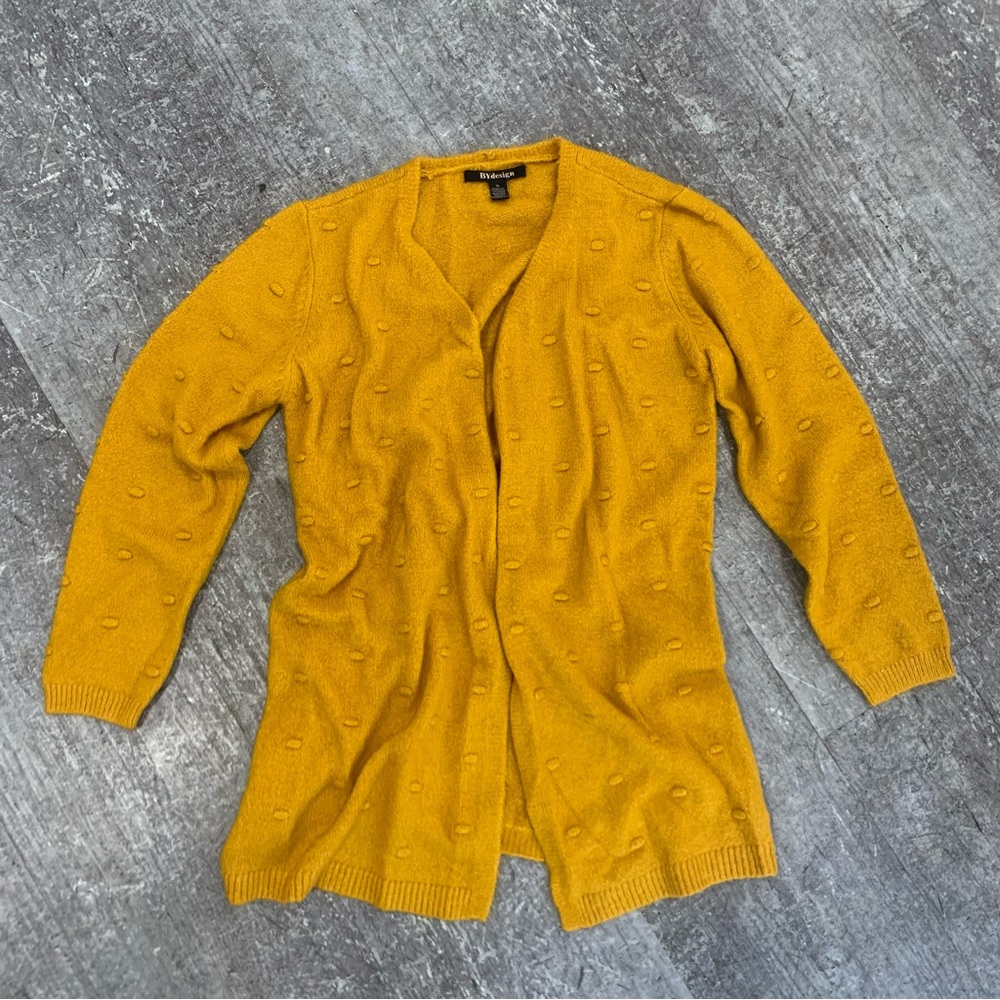 Swiss Dot Sweater Cardigan